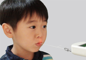 小児口唇閉鎖力検査